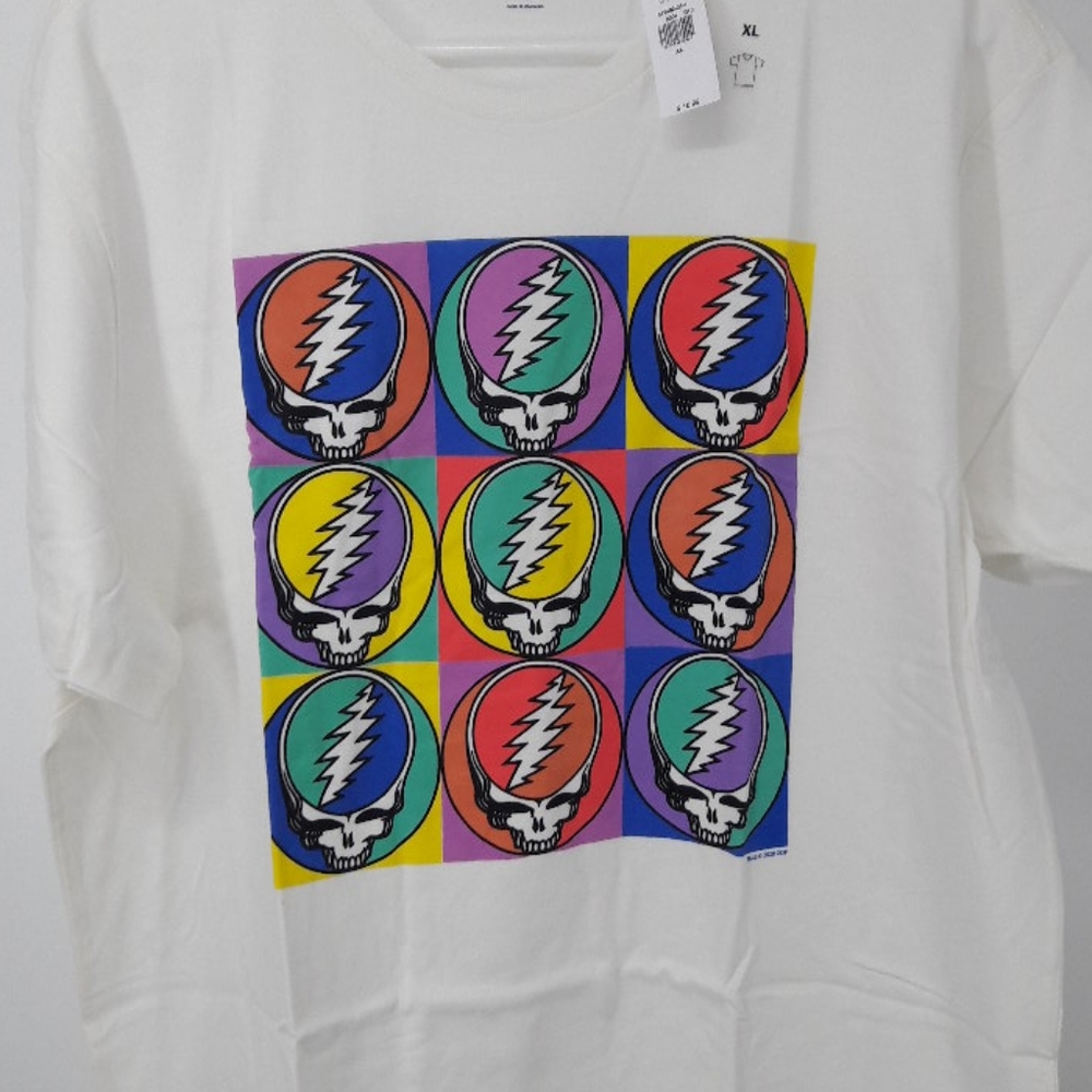 Grateful Dead Colorful Steal Your Face T-Shirt - Picture 3 of 5
